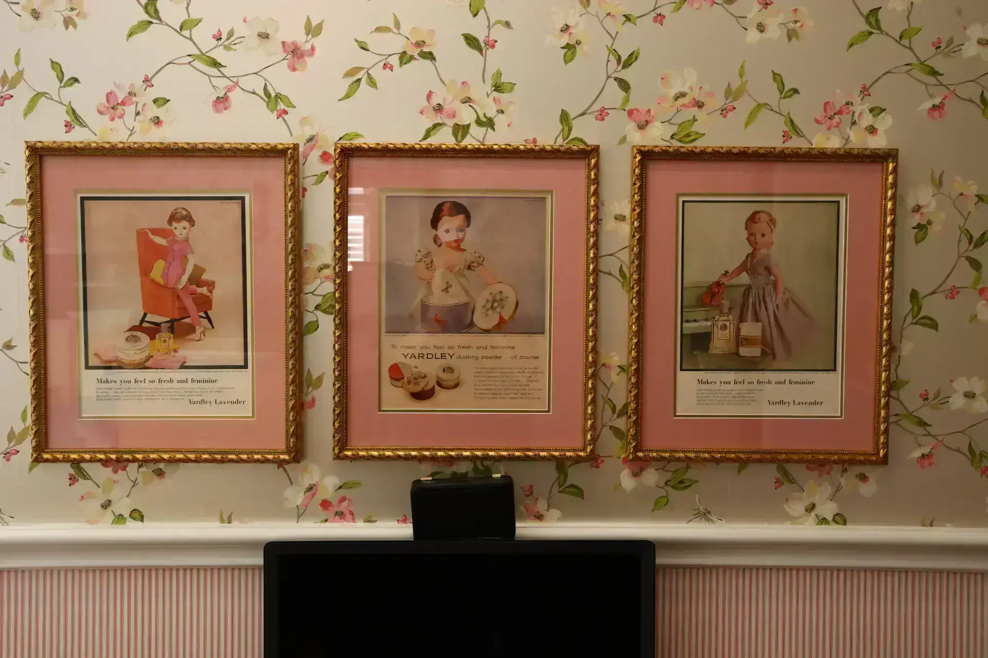 Framed artwork prepared for transportation